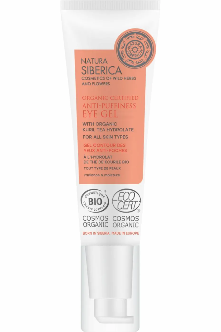 Gel contour des yeux bio anti-poches au Thé de Kourile