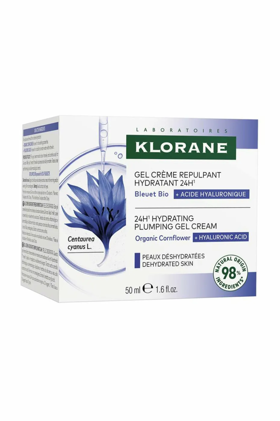 Gel crème hydratant repulpant Bleuet Bio