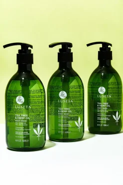 Gel douche à l’huile d’arbe à thé et au chanvre
