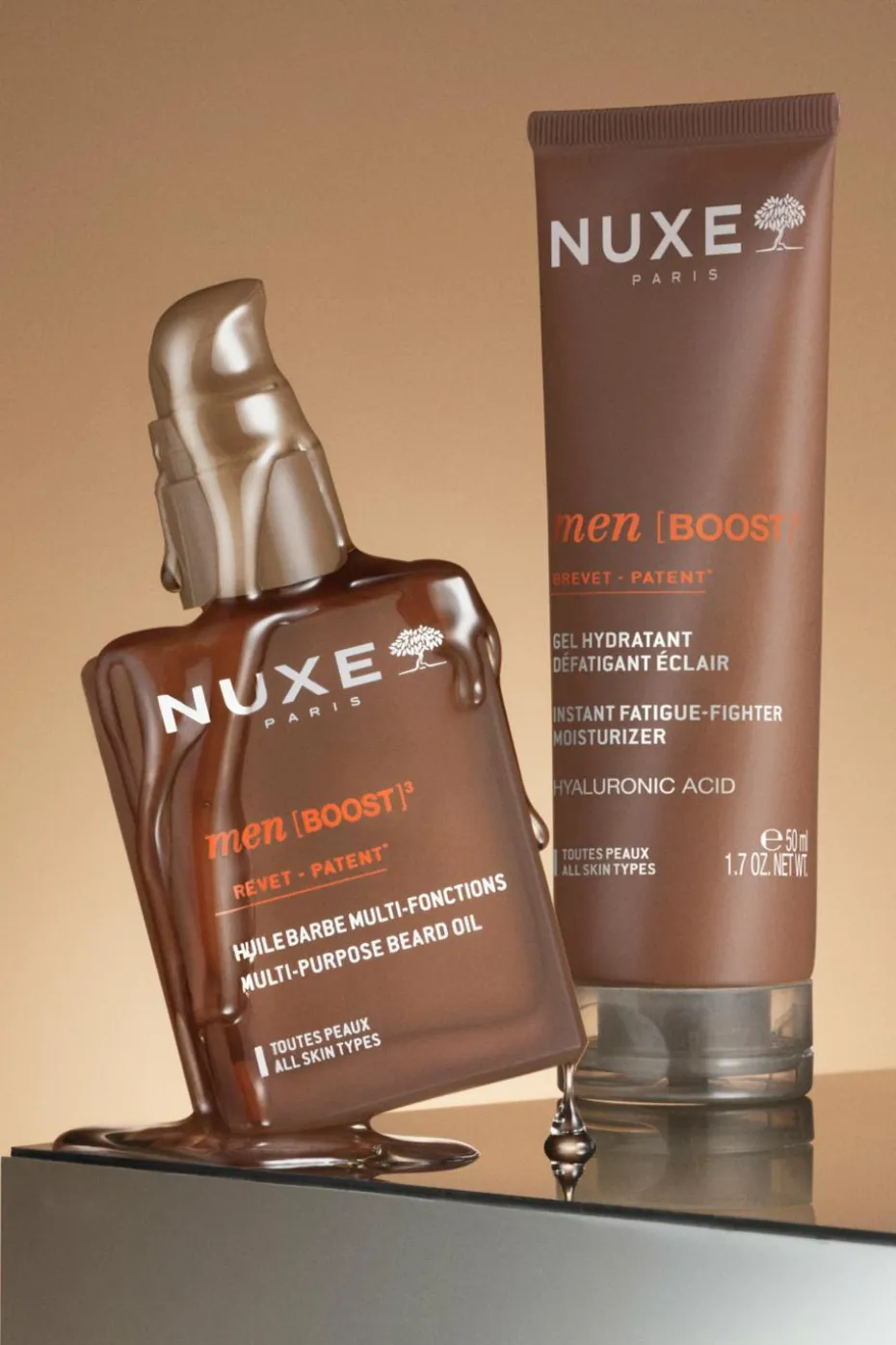 Gel hydratant défatigant éclair Men boost
