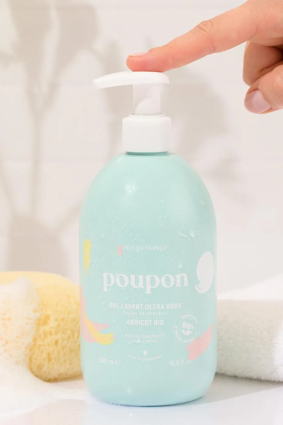 Gel lavant corps et cheveux bébé dès la naissance et enfant