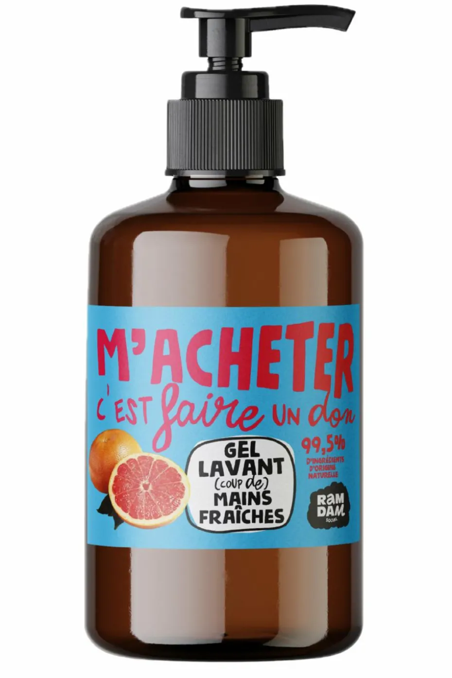 Gel lavant mains Agrumes
