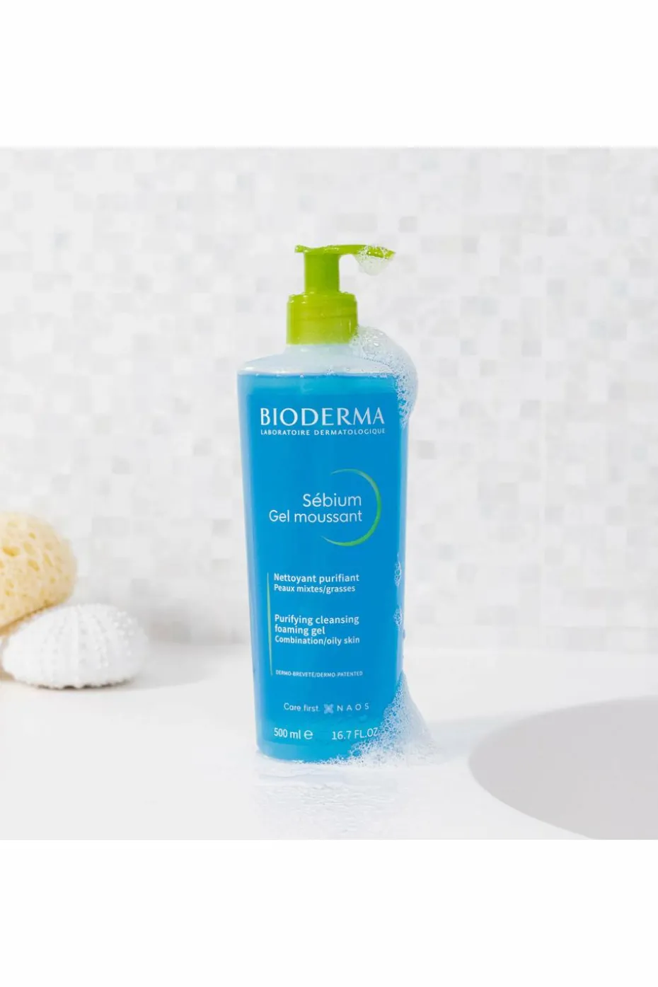 Gel moussant nettoyant purifiant Sébium