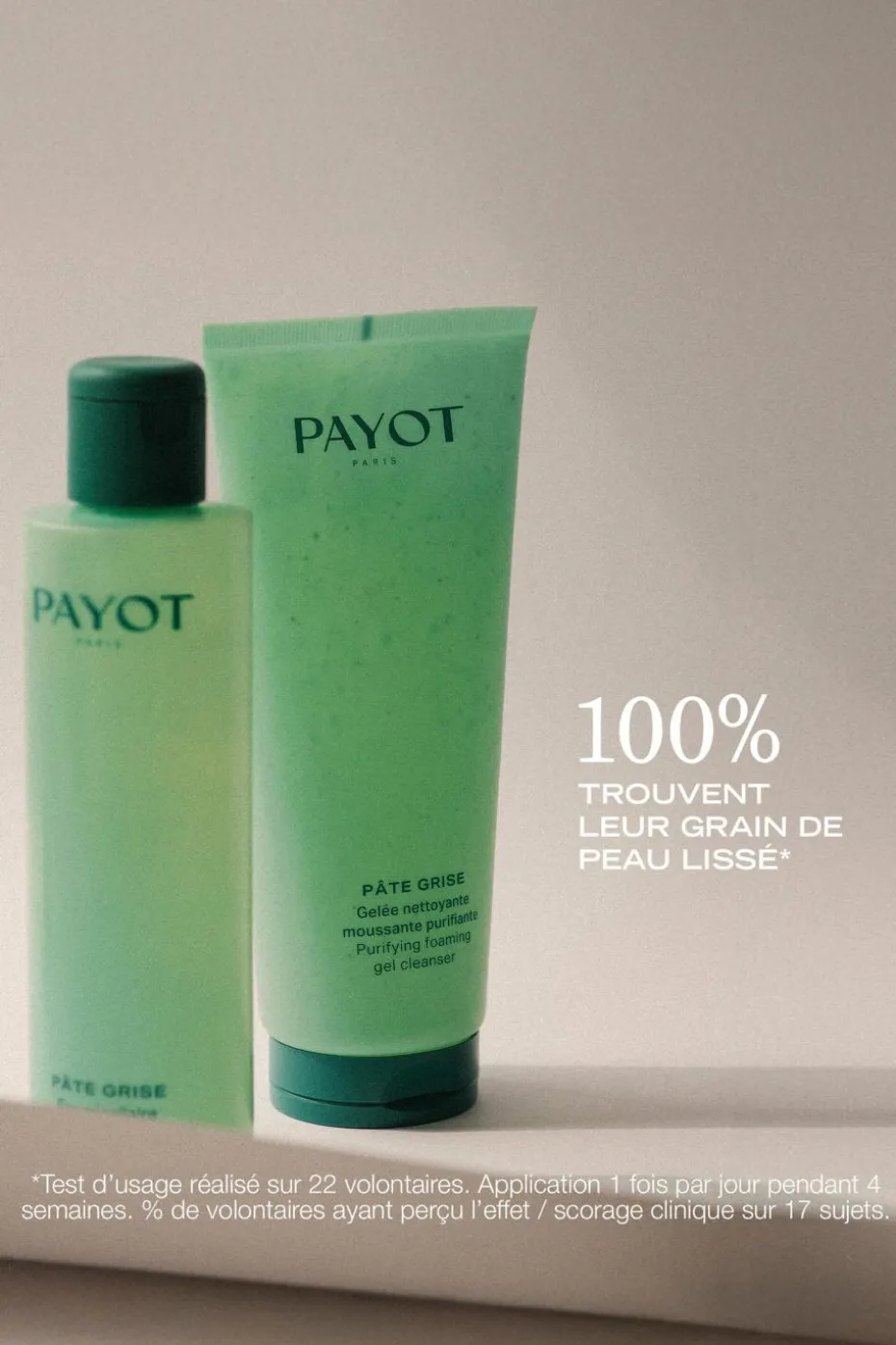 Gelée nettoyante mousse purifiante