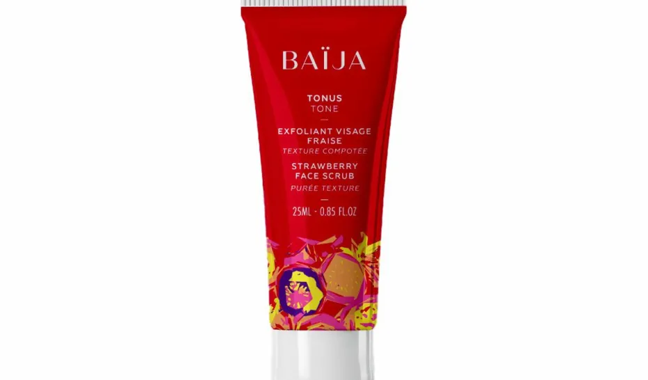 Gommage visage fraise