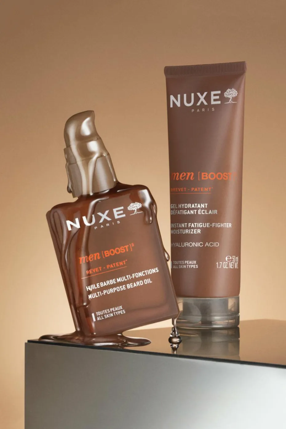Huile barbe multi-fonctions Men boost