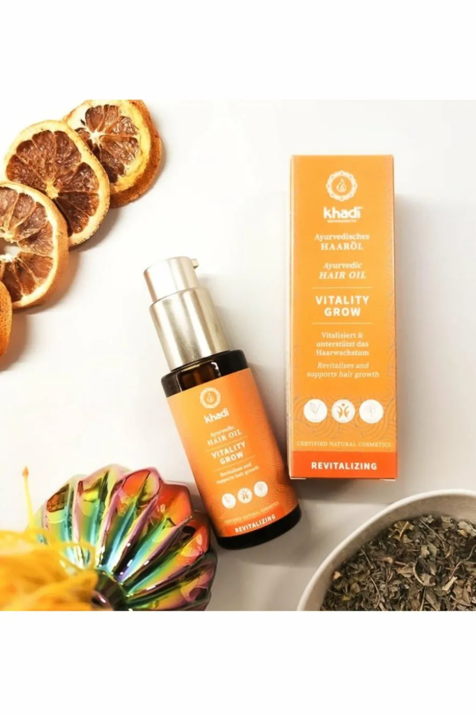 Huile capillaire renforcement cheveux Vitality Grow