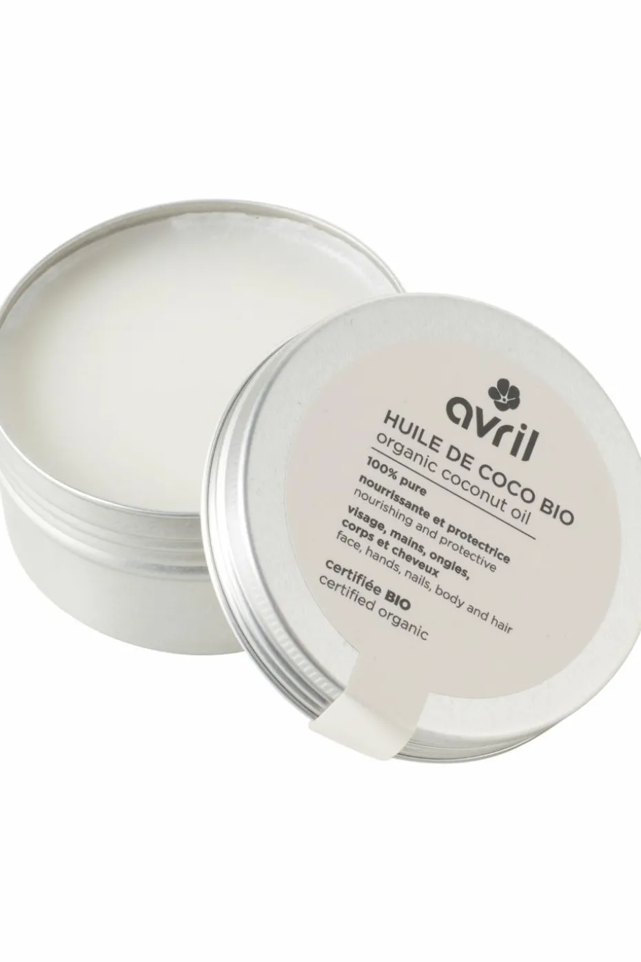 Huile de coco certifiée bio
