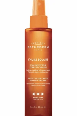 Huile solaire corps et cheveux
