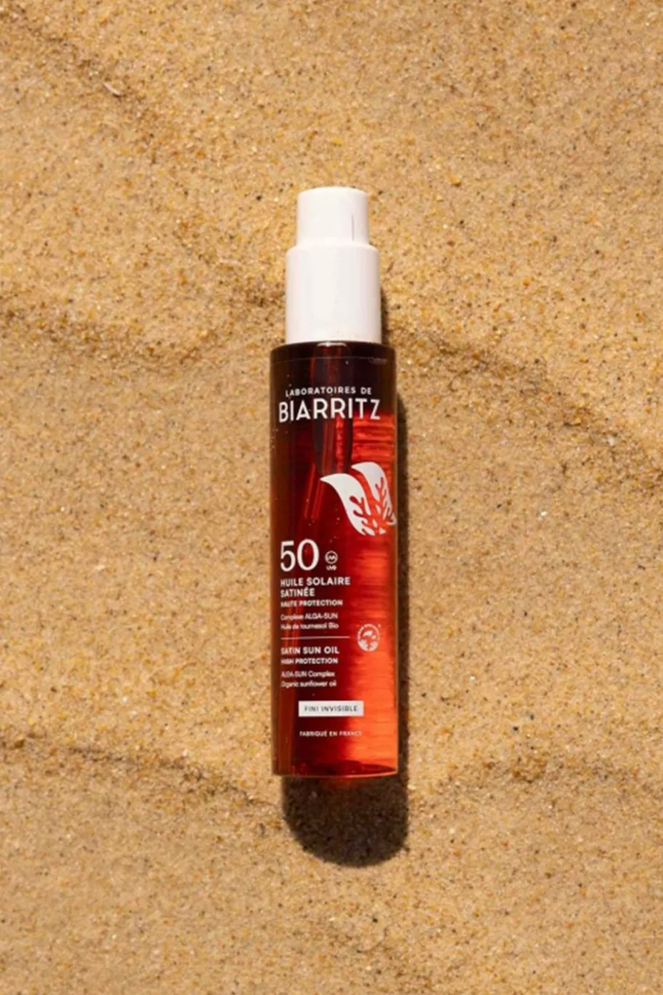 Huile solaire invisible SPF50 visage & corps