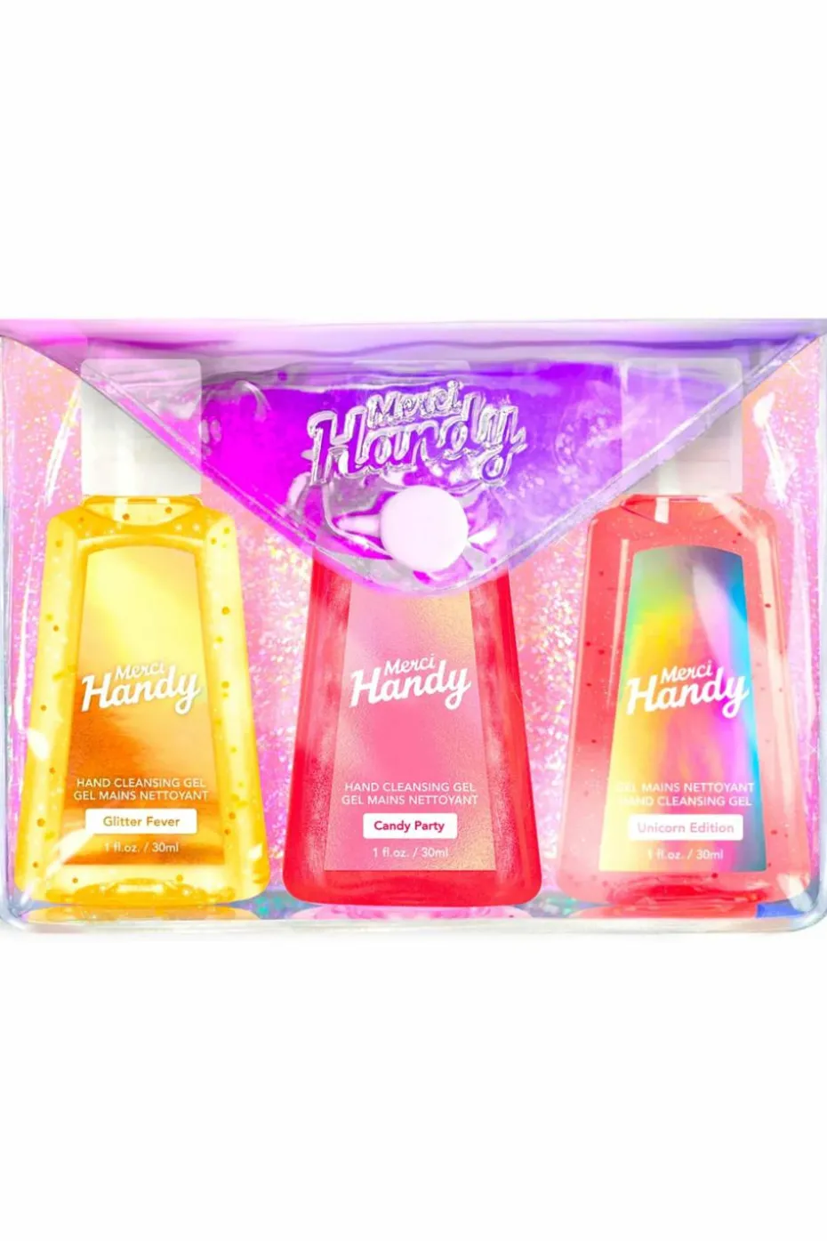 Kit de 3 gels mains