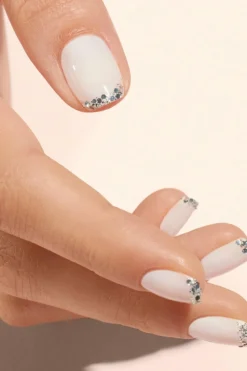 Kit duo de poudre à effet et paillettes + son pinceau applicateur paillettes Silver edition