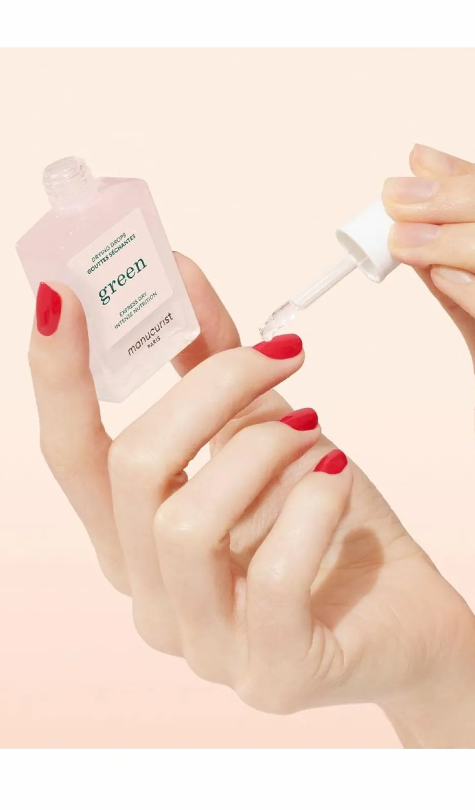 Kit routine manucure Système Green teinte Poppy Red