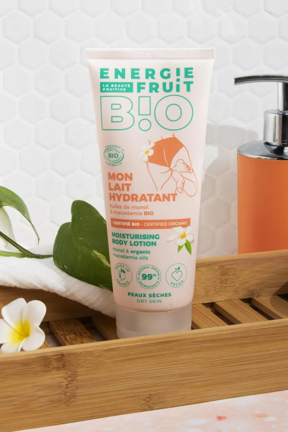 Lait corps bio au monoï