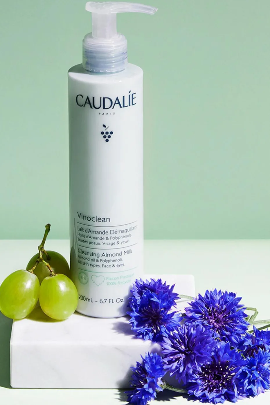 Lait d’amande démaquillant Vinoclean