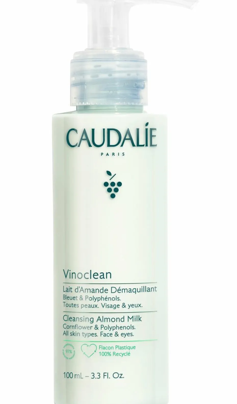 Lait d’amande démaquillant Vinoclean