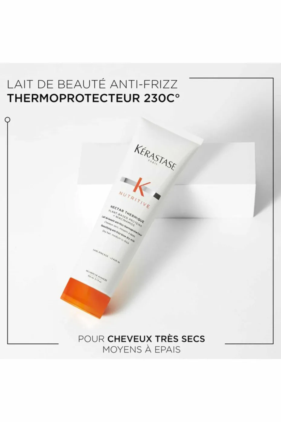 Lait pour cheveux thermoprotecteur nutritive Nectar Thermique