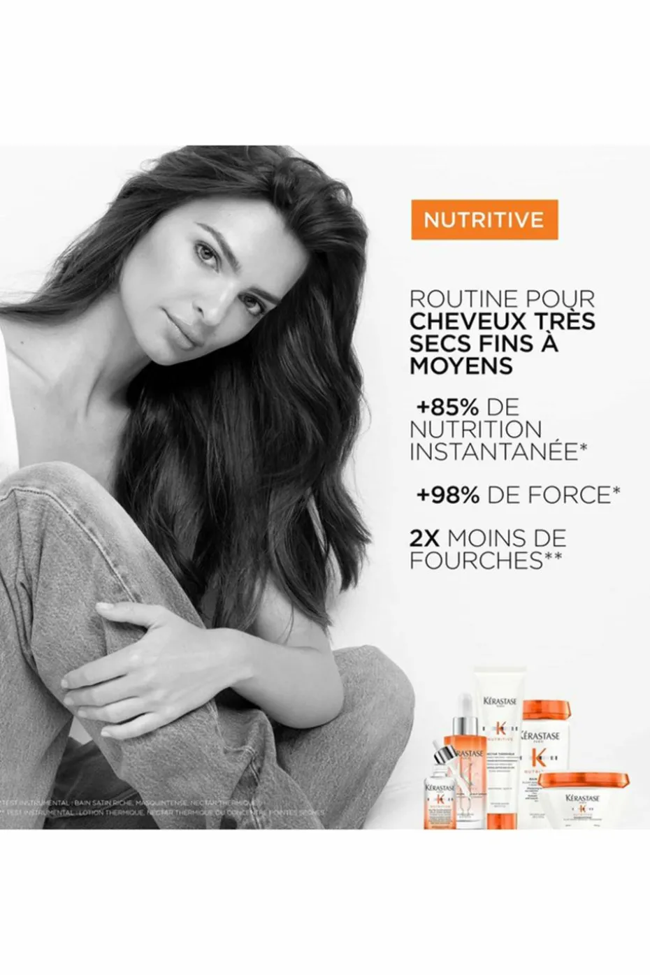 Lait pour cheveux thermoprotecteur nutritive Nectar Thermique