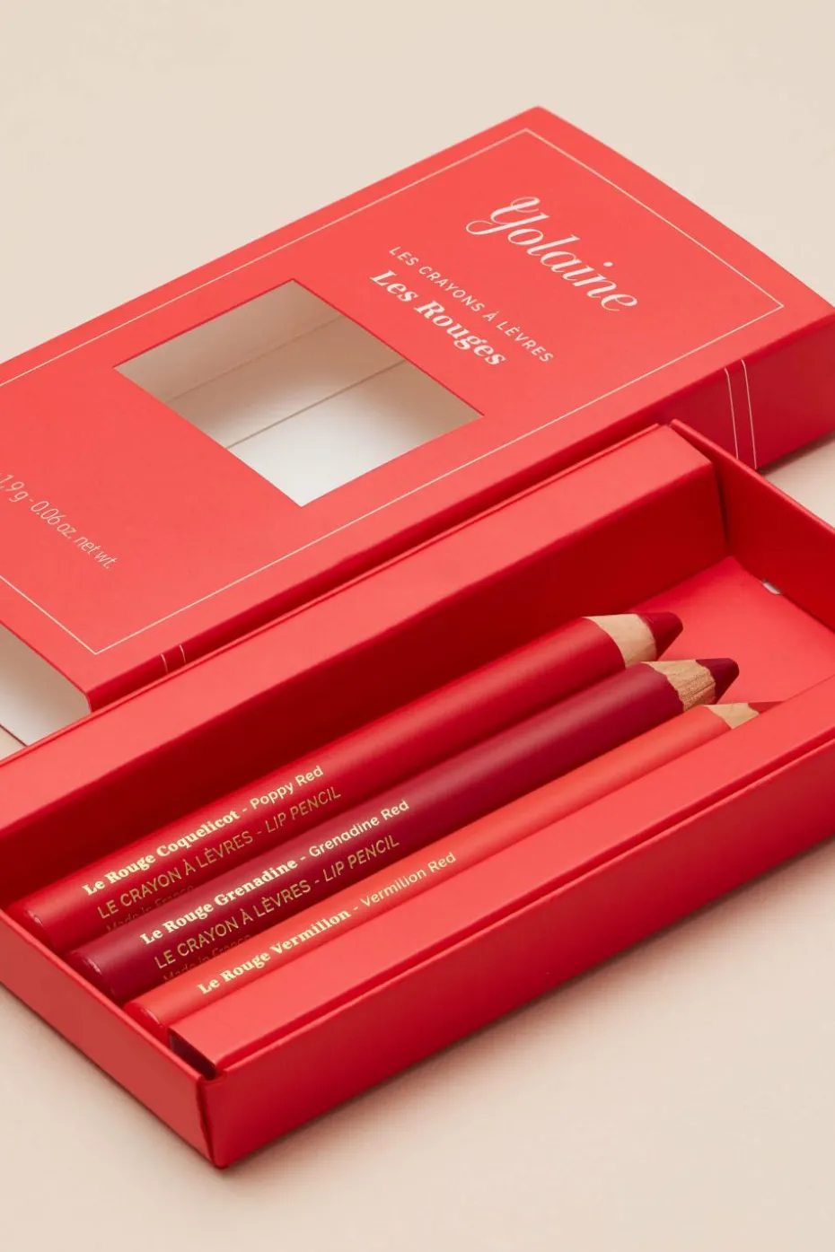 Les crayons à lèvres – Les Rouges
