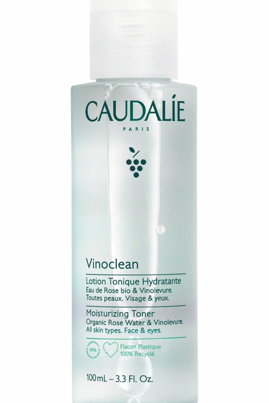 Lotion tonique hydratante Vinoclean