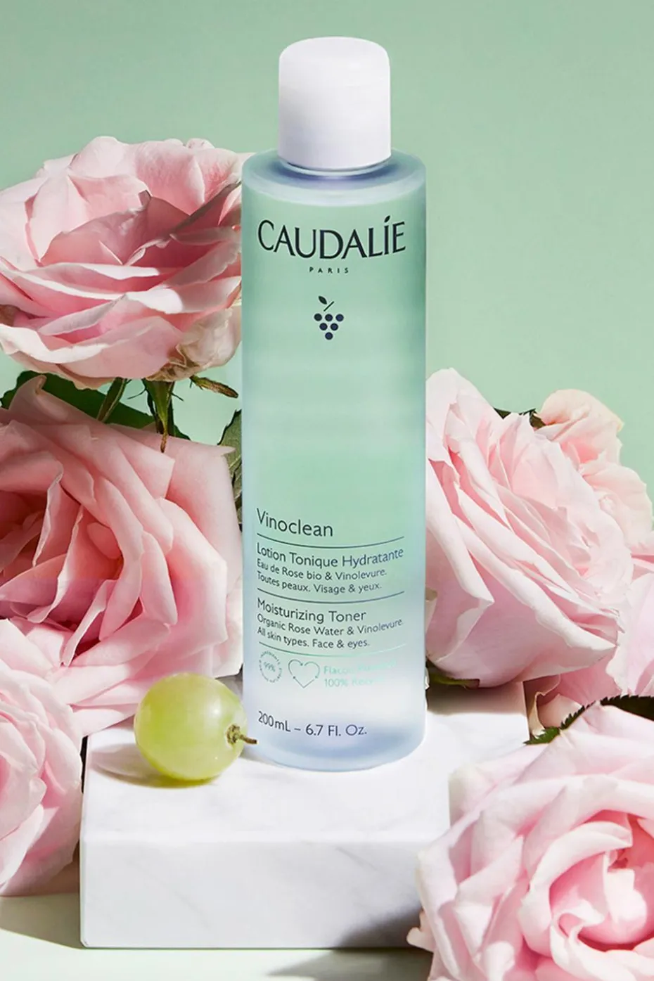 Lotion tonique hydratante Vinoclean