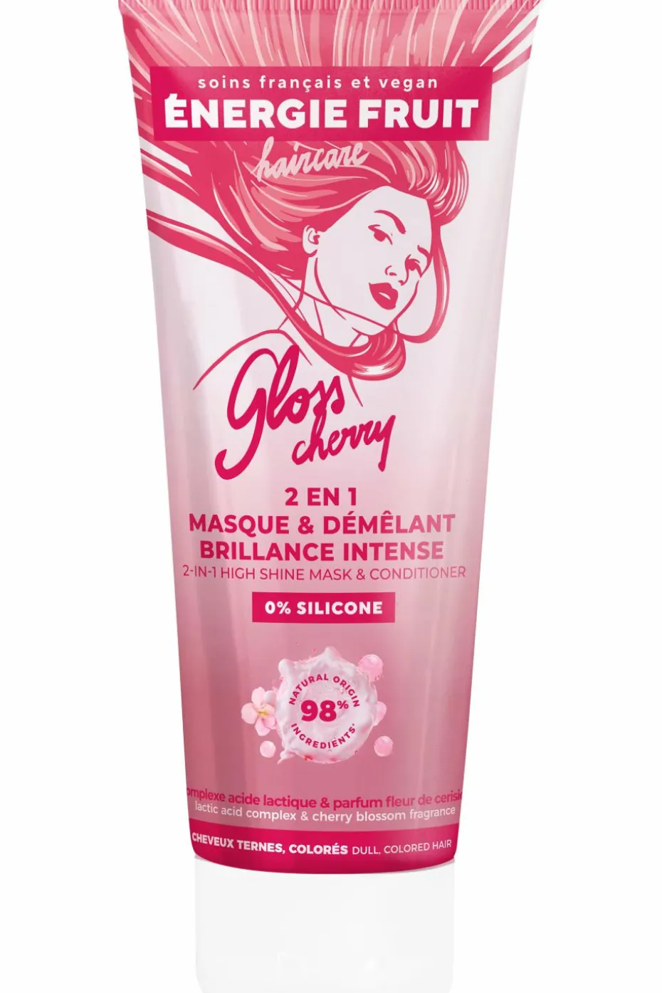 Masque 2 en 1 brillance intense sans silicone