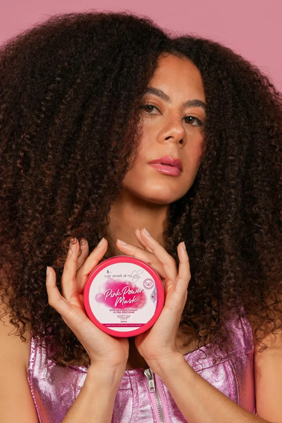 Masque capillaire Pink Power Mask pour cheveux abimés