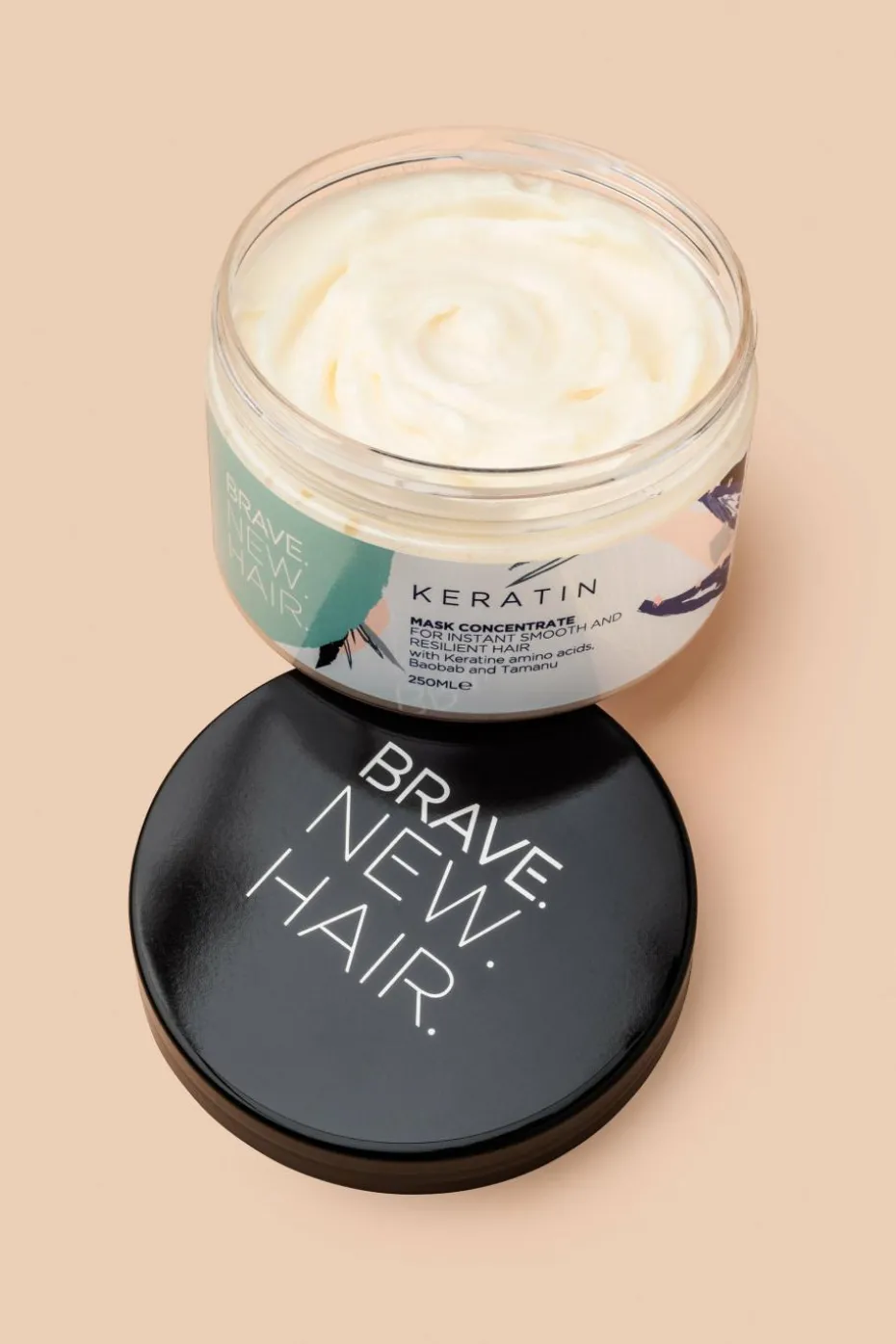 Masque concentré à la kératine pour cheveux indisciplinés