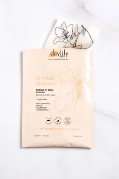 Masque en tissu pour le ventre apaisant la Pause Douceur