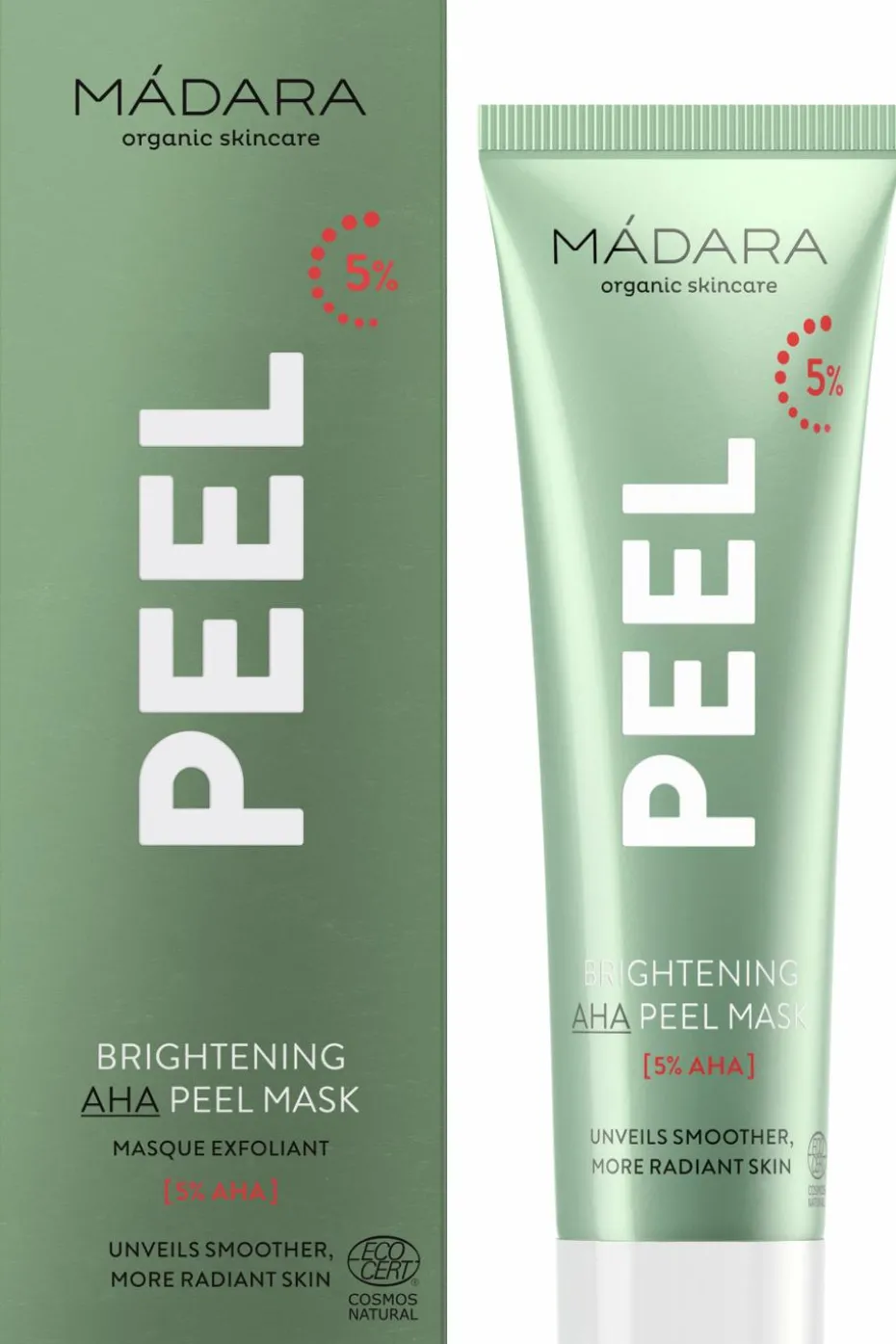 Masque peeling éclatant AHA 5%