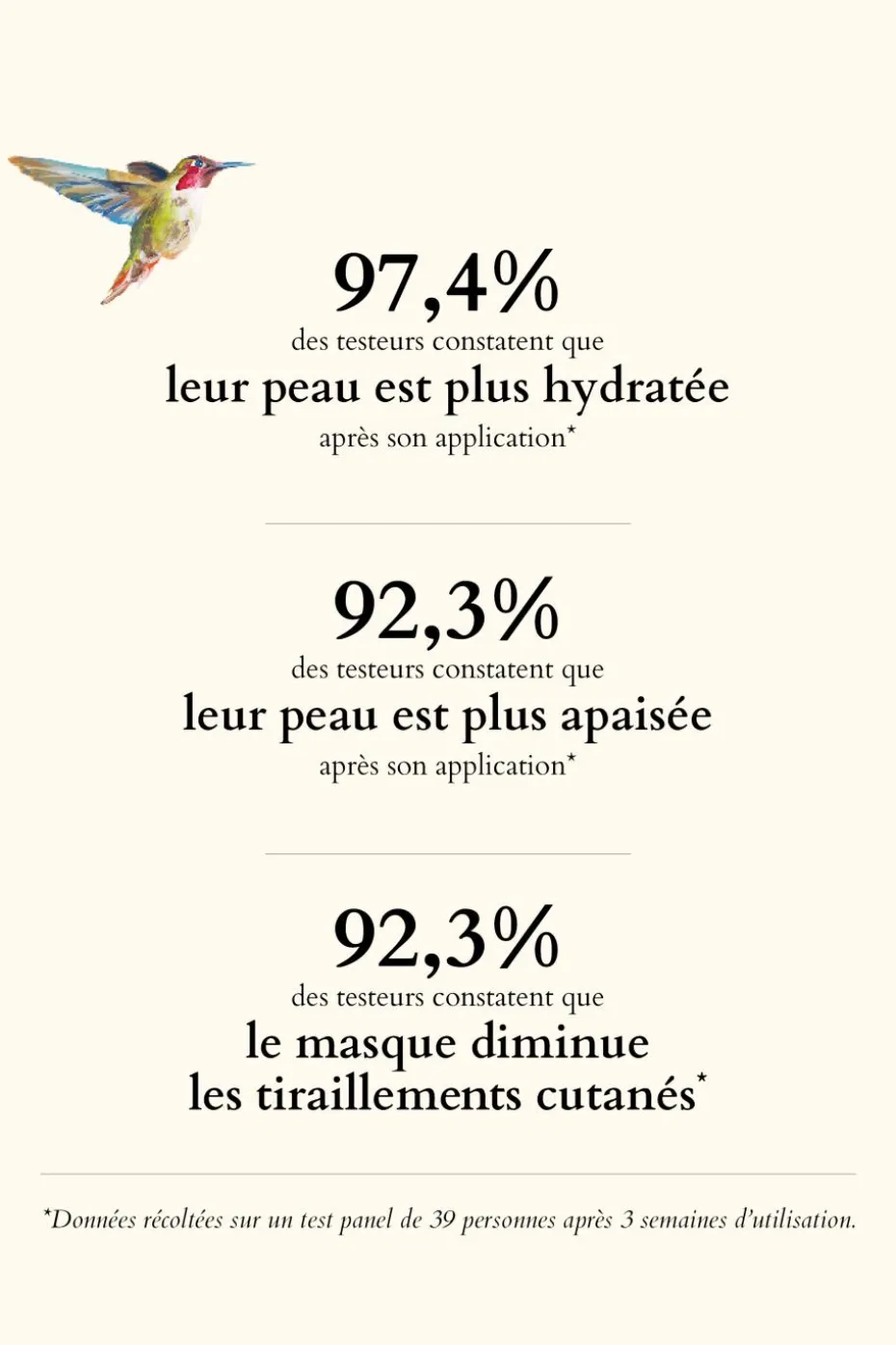Masque rose lacté apaisant visage