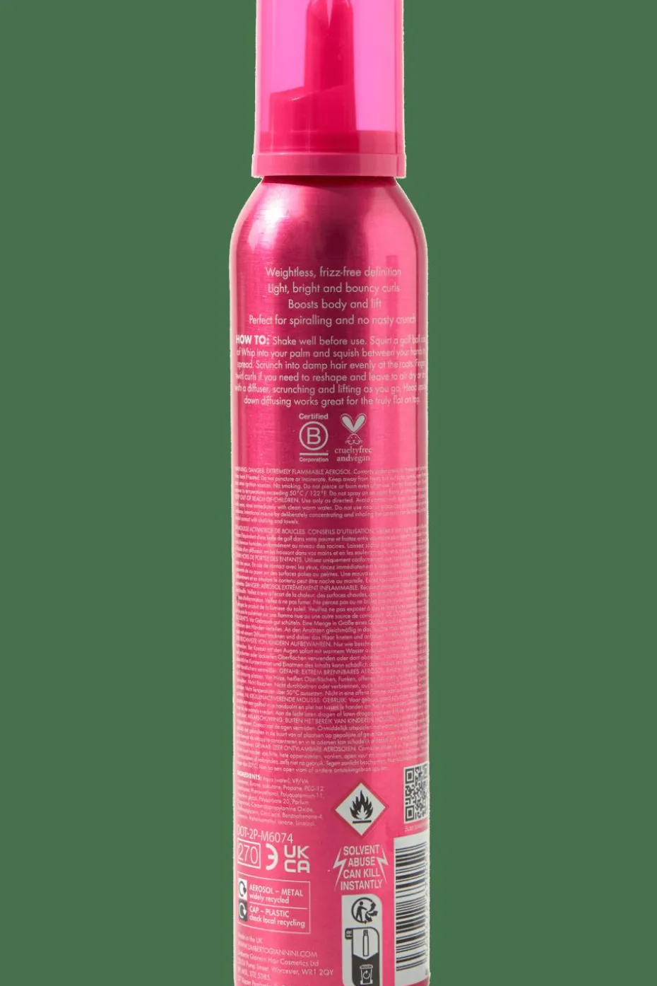 Mousse activatrice de boucles