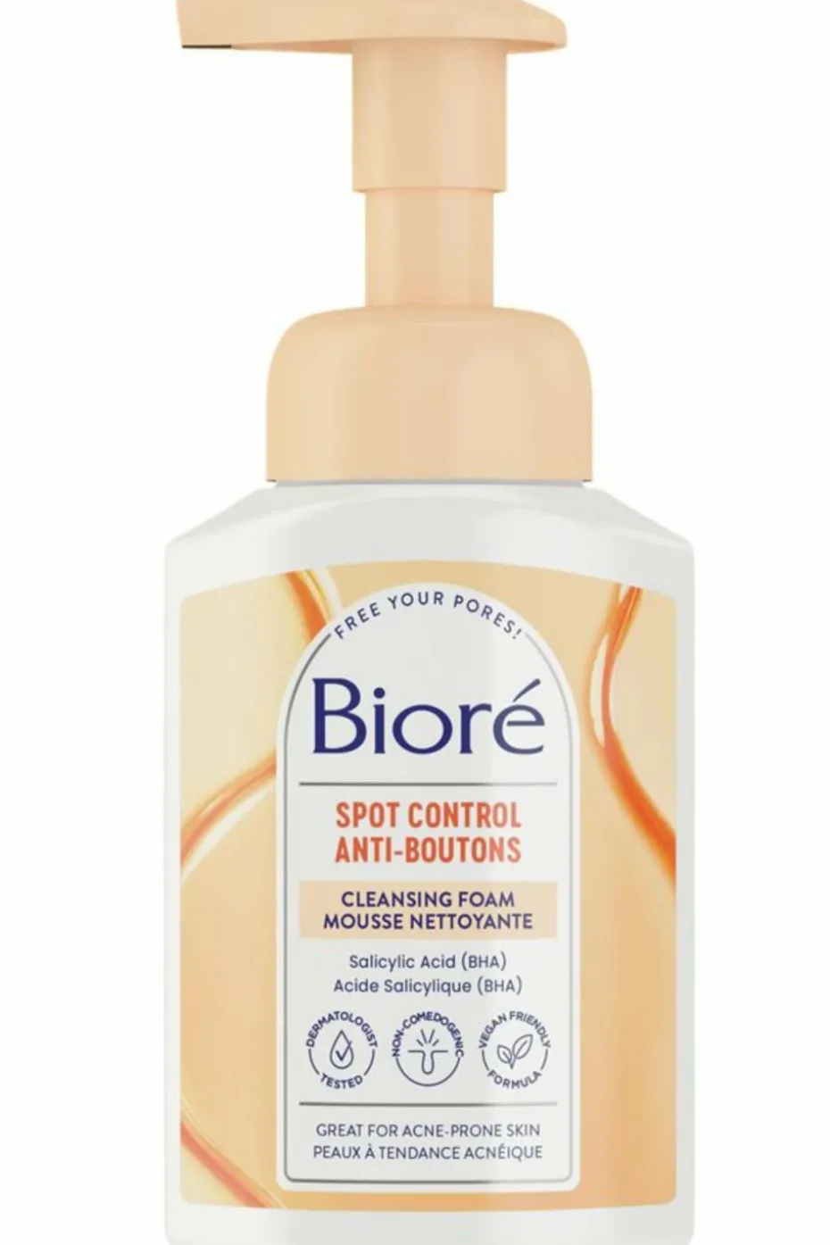 Mousse nettoyante BHA anti-boutons