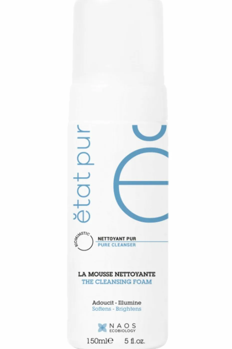 Mousse nettoyante visage