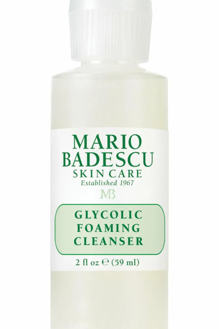 Mousse nettoyante visage à l’acide glycolique