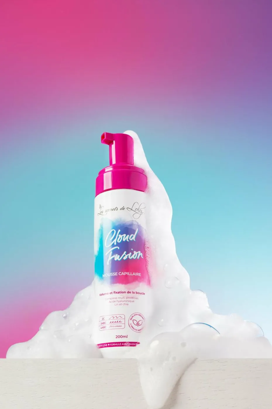 Mousse pour cheveux bouclés Cloud Fusion