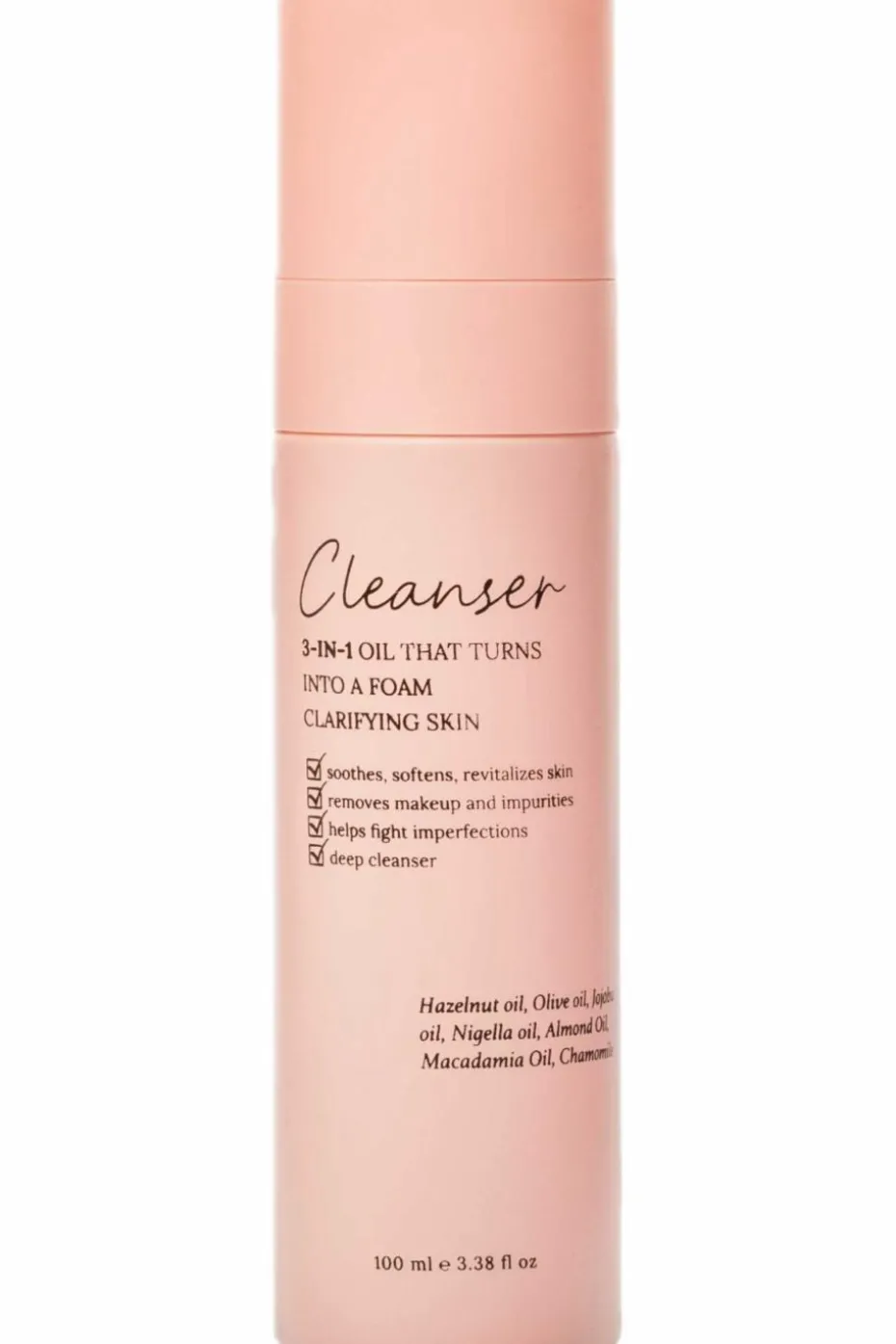 Nettoyant 3-en-1 huile & mousse visage
