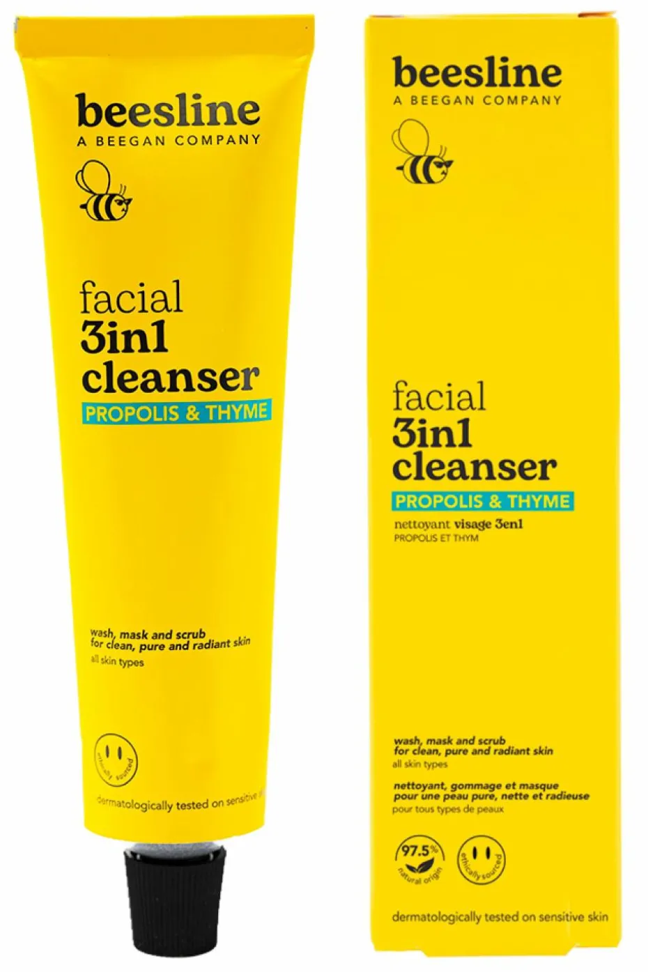 Nettoyant visage 3en1 propolis et thym