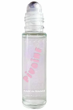 Parfum roll on pailleté pivoine