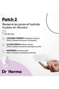 Patch nez anti-points noirs soin en 2 étapes