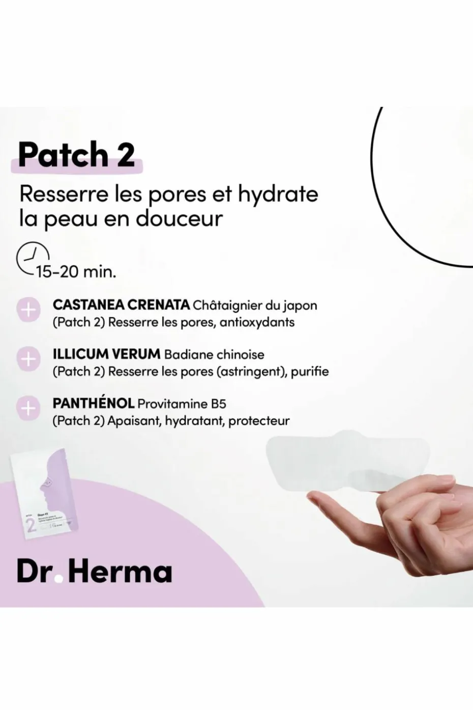 Patch nez anti-points noirs soin en 2 étapes