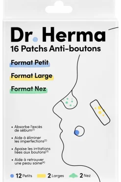 Patchs anti-boutons 3 formats x 16