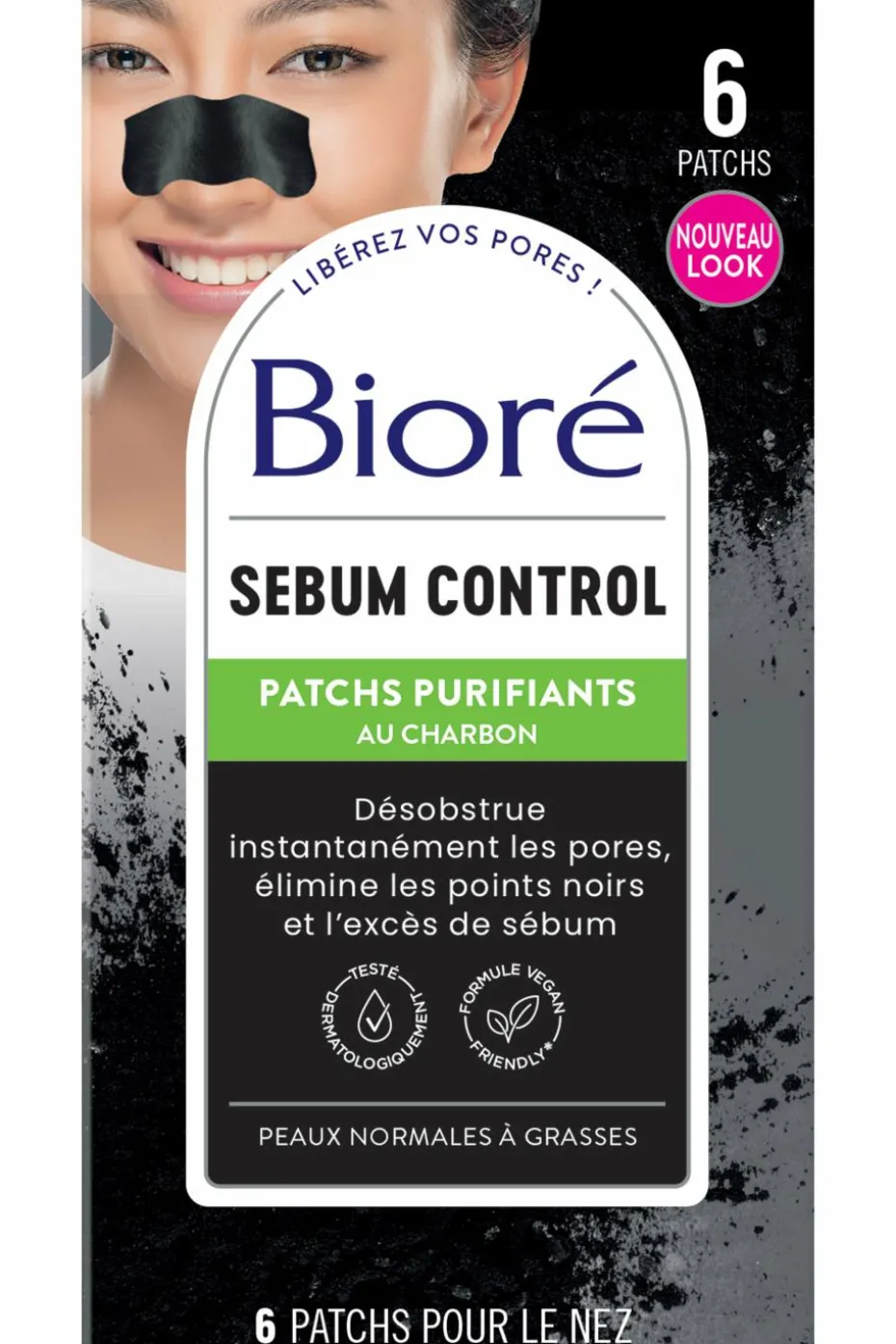 Patchs purifiants au charbon
