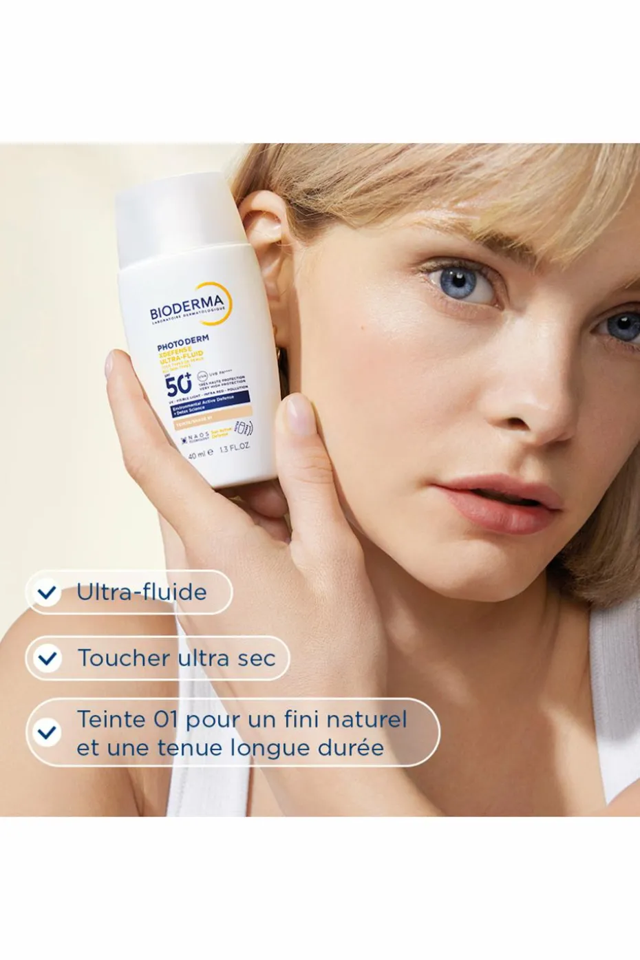 PHOTODERM Xdefense Ultra-fluide SPF50+ Invisible