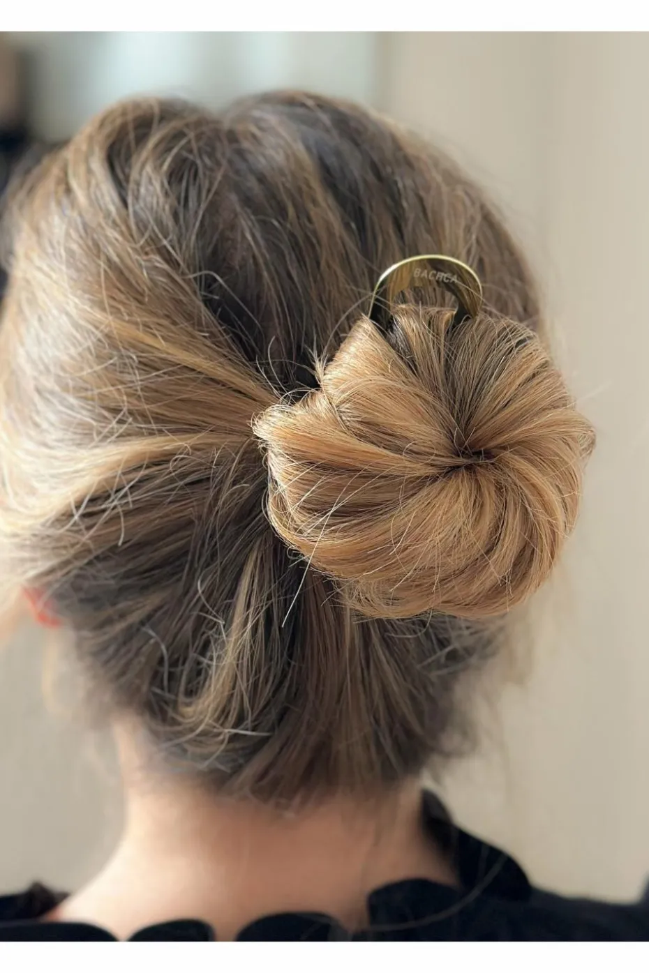 Pic chignon métal