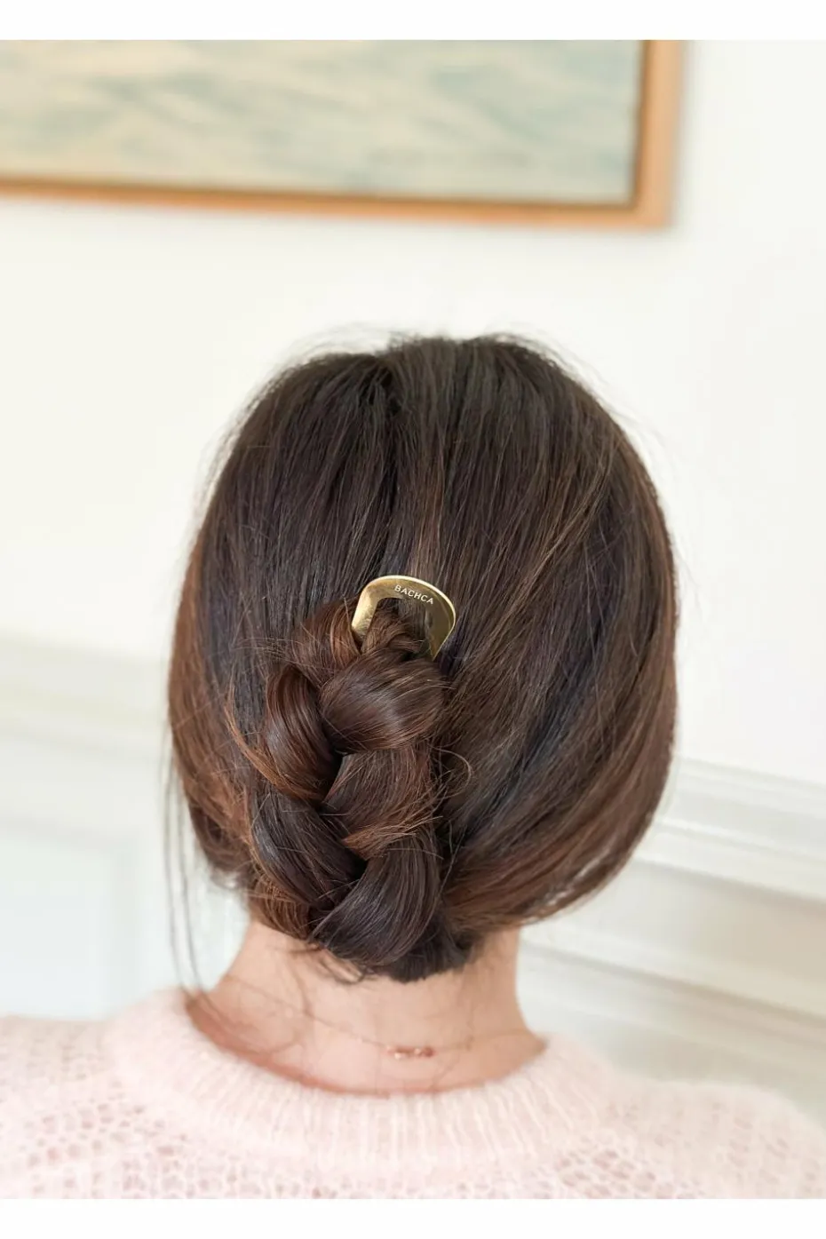 Pic chignon métal