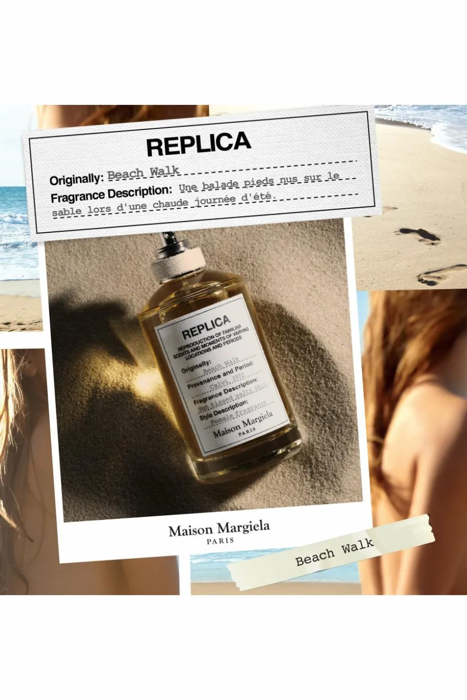 REPLICA Beach Walk Eau De Toilette Floral rechargeable