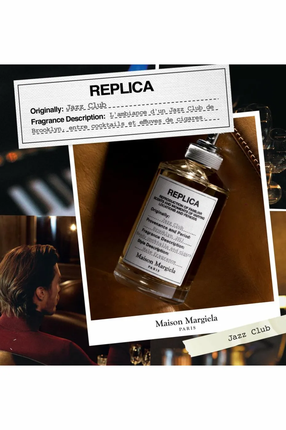 REPLICA Jazz Club Eau De Toilette Boisé frais