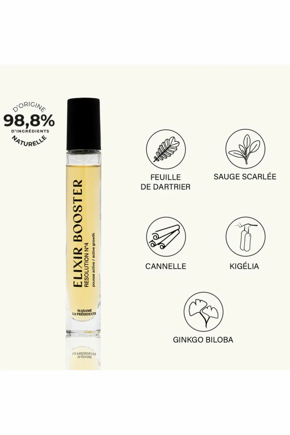Roll-on pousse des cheveux Elixir Booster Résolution n°4