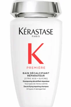 Shampoing décalcifiant réparateur rechargeable pour cheveux abîmés Première